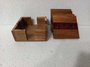 Sous-verres décoratifs en résine et bois pour designers d'intérieur – Modèles uniques pour la maison, l'hôtel et le bureau - Product Image 2