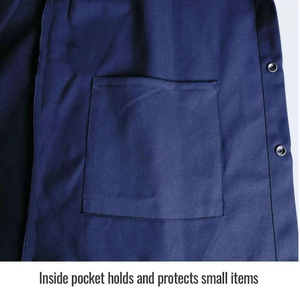 Heavy Duty FR Cotton Welding <b>Jacket</b> Flame Retardant Treated Industrial Safety Body Protection Construction <b>Worker</b> - Product Image 4