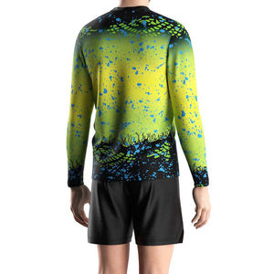 Shorts de pêche pour hommes UPF 50+ en polyester, séchage rapide, respirants, légers, manches longues, sublimation, couleur et logo personnalisés - Product Image 2
