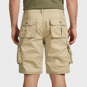 Pantalones cortos cargo para hombre, pantalones cortos utilitarios para hombre, ropa para festivales y fiestas, pantalones cortos por encima de la rodilla, pantalones cortos multibolsillos para senderismo y safari. - Product Image 2
