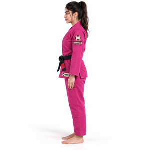 Uniforme de BJJ Unisex MANGOES FASHION, Personalizable, Antibacteriano, Rosa, Ligero, de Algodón, con Costuras Reforzadas y Diseño Transpirable - Product Image 2