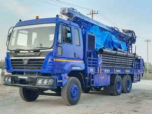 Plataforma de Perforación Hidráulica Rotatoria para Pozos de Agua Montada en Camión Diésel PRL, Máx. 300m de Profundidad, 300mm de Diámetro, Operación Automática - Product Image 4