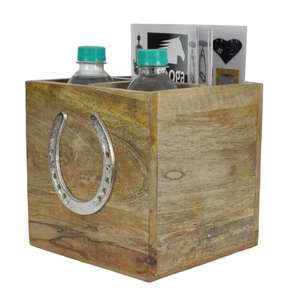 Soportes y estantes de almacenamiento de madera ecológicos multiusos, carrito de servicio hecho a mano y soporte para 4 botellas, fácil de transportar. - Product Image 3