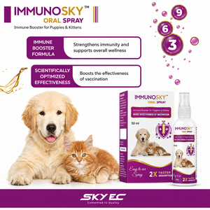 Premium Immunosky <b>Pet</b> <b>Oral</b> <b>Care</b> Immune Support <b>Oral</b> <b>Spray</b> 50ml Grain-Free for Puppies & Kittens Daily Wellness - Product Image 3