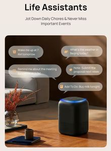 Tuya SS200 Smart Voice Gateway WiFi & Zigbee, haut-parleur tout-en-un, fonctionne avec l'application Tuya Smart Life pour une domotique mains libres - Product Image 3
