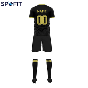 Customized Soccer Uniform Set with Quick-Dry Breathable Polyester Custom <b>Design</b> & Logo Football Jersey Shorts Socks OEM <b>Service</b> - Product Image 4