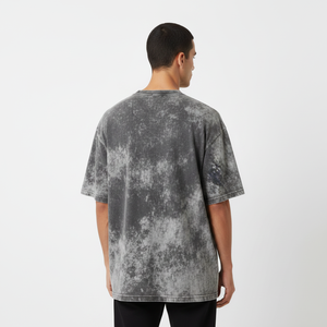 เสื้อยืดคอกลมคอสูงพรีเมียมสำหรับผู้ชาย ผ้าฝ้ายทรงโอเวอร์ไซส์  รับผลิตเสื้อยืดเปล่าแบบคอเต่า  รับผลิตตามแบบ OEM ODM - Product Image 2