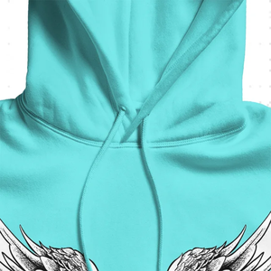 เสื้อฮู้ดผ้าฟลีซพิมพ์ลายแบบสวมหัว มีริบแถบที่ปลายแขนเสื้อ - Product Image 3