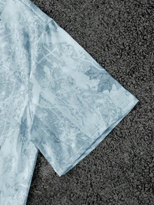 T-shirt tricoté pour hommes en gros, sublimation, OEM/ODM, logo personnalisé, séchage rapide, doux, 100 % polyester, uni, décontracté, streetwear, manches courtes - Product Image 6