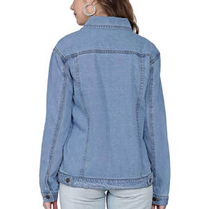New Arrival Women Denim Jacket Wholesale Street Wear Winter Use Jeans Jacket for Women in Low Price - Product Image 5