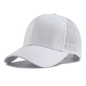 Wholesale Unisex Blank Embroidery Custom Logo 6 Panel Gorras Cap Black Trucker <b>Hats</b> Adjustable Structured Mesh Fashion Hip Hop - Product Image 2