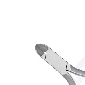 Pince coupante manuelle orthodontique en acier inoxydable pour fils distaux, avec embout de sécurité TC - Product Image 6