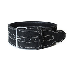 Ceinture de musculation en cuir premium GAF, ceinture de powerlifting à double boucle avec logo personnalisé et option de couleur personnalisée - Product Image 3