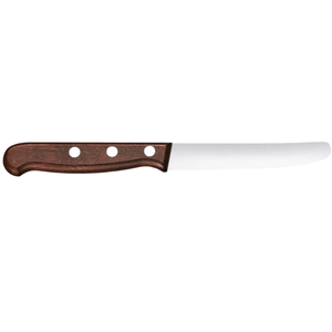 Cuchillos para pan con mango de madera marrón, hoja dentada de acero inoxidable, triple remache, cuchillos profesionales para cortar pan y pasteles - Product Image 2