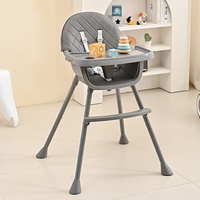 Chaise haute pour bébé et tout-petit, robuste et réglable, idéale pour la restauration, évolutive avec la croissance, fabrication de qualité