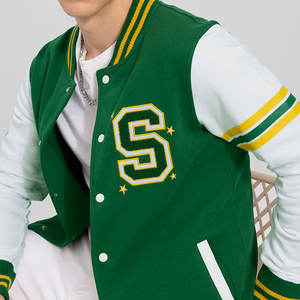 Chaquetas de Béisbol de Último Diseño, Chaqueta Varsity Letterman para Hombre, Cuello Alto, Impermeable, Venta al Por Mayor, Calidad Premium, Oferta de Invierno - Product Image 3