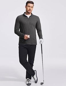 Suéter ligero con cierre de cremallera para hombre - Product Image 3