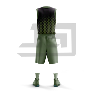 Uniforme de Baloncesto Personalizado sin Mangas Unisex, Pantalones Cortos a Juego, Tela Ligera y Transpirable para Equipo Profesional - Product Image 4