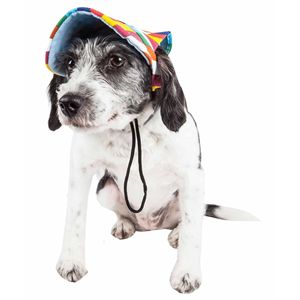 Cappello per Cani Colorato e Floreale con Protezione UV, Regolabile, Abbigliamento alla Moda per Animali Domestici - Product Image 3