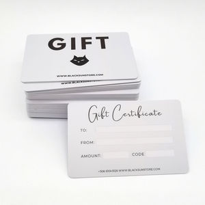 Cartes de remerciement personnalisées de luxe en papier, imprimées en couleur, cartes d'emballage professionnelles avec design personnalisé - Product Image 2