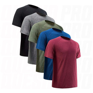 เสื้อออกกำลังกายสำหรับผู้ชาย แขนสั้น แห้งเร็ว เสื้อยืดกีฬา ซับเหงื่อ ระบายอากาศ น้ำหนักเบา ประสิทธิภาพสูง - Product Image 1