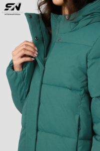 Chaqueta Acolchada con Capucha de Invierno, Transpirable, Ecológica e Impermeable, de Alta Calidad, con Logotipo Personalizado OEM, Nueva Llegada, Oxford, Unisex, Tallas Grandes - Product Image 3