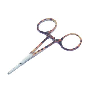 Pince de pêche à la mouche ergonomique en acier inoxydable poli, étanche, de 5 pouces, pour la montage de mouches, la manipulation des hameçons et la ligne de pêche - Product Image 1