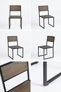 Silla de Comedor Industrial Moderna Elenio de Acero con Diseño Ecológico y Duradero para Hogar, Oficina, Gimnasio, Restaurante, Hotel, Cafetería - Product Image 5