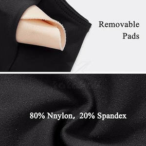 Ensemble 2 pièces haut et short de yoga taille haute pour femme, en tissu doux Spandex/Nylon, respirant, anti-humidité, anti-bactérien, séchage rapide - Product Image 5