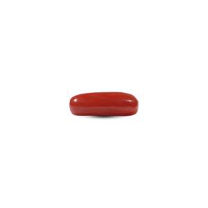 6 Carat Oval Cabochon Synthetic Red Coral Rutile Quartz Loose Gemstone Lot for Fine Jewelry - Product Image 1