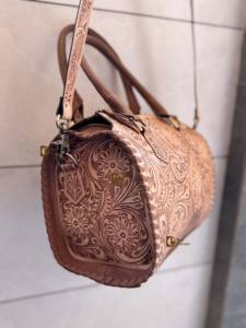 Bolso de Hombro de Cuero Tallado a Mano Estilo Bohemio Gitano, Novedad, Hecho a Mano, Estilo Western, Elegante, Multiusos, Venta al por Mayor - Product Image 2