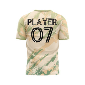 เสื้อฟุตบอลทีมชายแบบซับลิเมชั่นสั่งทำพิเศษ 100% โพลีเอสเตอร์ ระบายอากาศได้ดี เป็นมิตรกับสิ่งแวดล้อม ป้องกันแบคทีเรีย แห้งเร็ว คอวี - Product Image 6