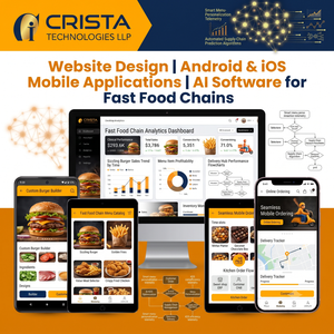 ออกแบบเว็บไซต์ แอปพลิเคชันมือถือ Android iOS ซอฟต์แวร์ AI สำหรับร้านอาหารฟาสต์ฟู้ด ปลั๊กอิน WordPress Shopify ซอฟต์แวร์ AI ERP CRM - Product Image 3