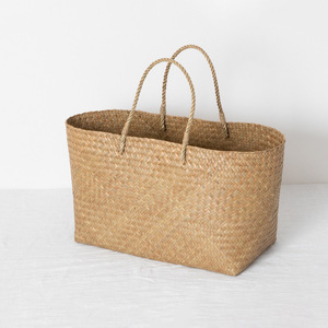 Bolsas de compras artesanales de hierba marina, ecológicas, reutilizables, para mujeres, damas y niñas, bolso de mano, menor costo, entrega rápida - Product Image 2