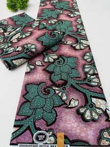 Tissu en coton imprimé africain et pagne Ankara en gros du Ghana pour sacs, batik et vêtements pour filles - Product Image 4