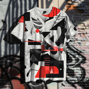 Premium 260gsm Cotton Men T-Shirt Short Sleeve O-Neck Streetwear Heavy Applique Patch <b>Tee</b> Custom Design Men Hip Hop <b>Tee</b> - Product Image 4