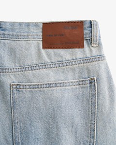 Pantalon long en jean pour homme, coupe droite, taille mi-haute, respirant, anti-boulochage, en Spandex/Coton, multi-poches, idéal pour le quotidien ou les occasions formelles - Product Image 5