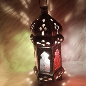 Vintage Metal <b>Lantern</b> <b>Candle</b> Holder Heat Resistant Customizable Color Christmas Decor Indoor Outdoor Farmhouse Style Home Decor - Product Image 6