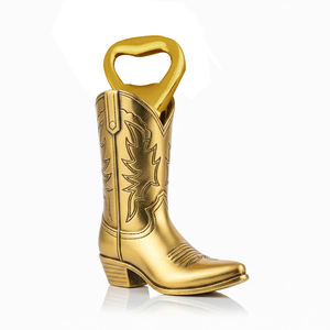 ที่เปิดขวดรูปรองเท้าคาวบอยโลหะ 3 มิติ ของที่ระลึกสำหรับนักท่องเที่ยวเท็กซัส ของขวัญเบียร์แบบกำหนดเองได้ - Product Image 1