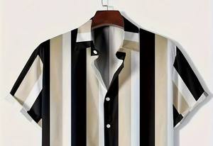 Camisa Casual de Algodón para Hombre de Calidad Premium – Camisa Elegante de Corte Ajustado con Botones para Uso Formal y Semiformal, Colección de Verano - Product Image 3