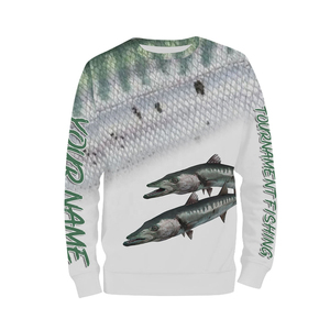 Camisetas Polo de Pesca con Protección UV, Sublimadas, de Poliéster, con Cierre y Mangas Largas, Diseño Personalizado, para Torneos de Pesca de Lubina 2026 - Product Image 4