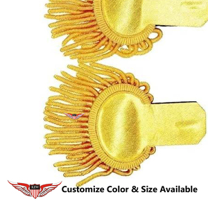 Accesorios de Metal Dorado KEW para Uniformes/Disfraces, Flecos Personalizados al por Mayor, Diseño Vintage de Lujo, Ecológicos, Bordados y Duraderos - Product Image 2