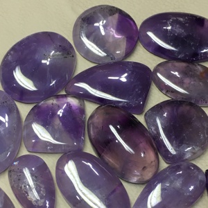 En gros Naturel Améthyste Étoile Trapiche Plaine Cabochon Lot de Pierres Précieuses en Vrac pour Bijoux Bagues et Pendentif Meilleur Prix Par Gramme - Product Image 3