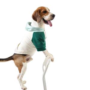 Sudadera con capucha para perro, ropa para mascotas, para todas las estaciones, suave, cómoda, lavable, de algodón, con 2 patas, sudaderas a juego para perros, sudaderas para perros felices, sudaderas de invierno para perros - Product Image 3