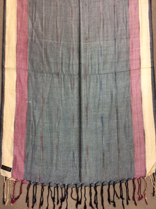 Longue écharpe unisexe en laine viscose avec logo personnalisé Nouveau design Jacquard uni pour adultes - Product Image 6