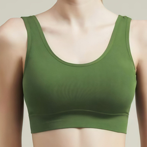 Flexible women sports bra with design breathable <b>comfort</b> for gym workouts yoga fitness training running and daily wear style - Product Image 6