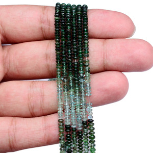 Cuentas Sueltas de Esmeralda AAA+ de 3 mm, Lisas y Redondas, Esmeralda Verde Natural Multicolor, Cuentas Sueltas de Piedras Preciosas para la Elaboración de Joyas - Product Image 5