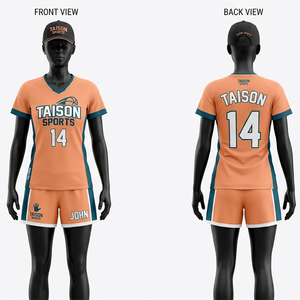 Women Handball Uniform 180 GSM Moisture Wicking Polyester Yellow Grey Geometric Panels Custom Sublimation <b>Athletic</b> Sports Kit - Product Image 5