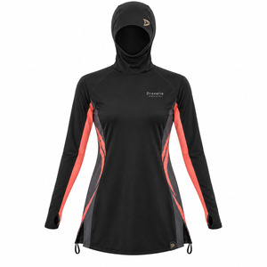 Islamic Modest Swimwear Top Hooded Full Coverage Burkini Rash Guard <b>Swimming</b> <b>Shirt</b> Customized - Product Image 1