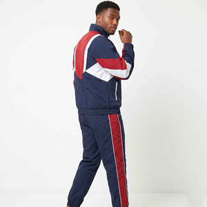 Factory Custom <b>Lightweight</b> Winter Jogger Track Set 3M Reflective Zip-up <b>Hoodie</b> and Cotton Windbreaker Tracksuit - Product Image 2